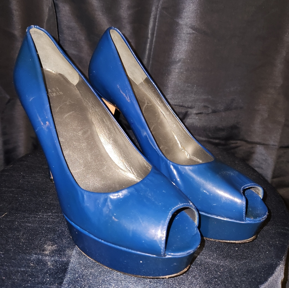 Stuart Weitzman Pump, Royal Blue, Size 9